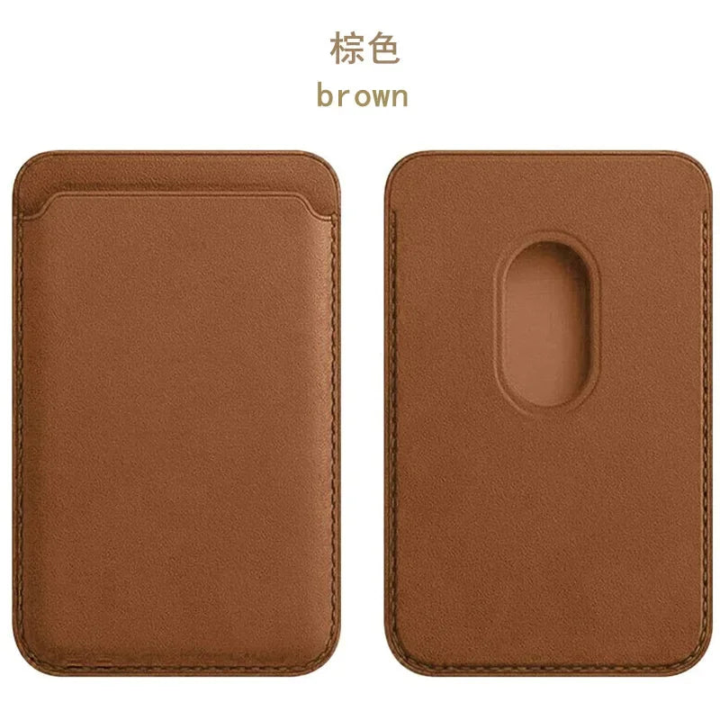 Magnetic leather wallet case for iPhone and Samsung, with card holder and cover, by Prime Deal Zone.