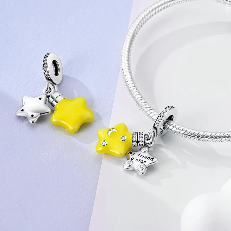 925 sterling silver charm beads, butterflies dragonflies and feathers - view 6