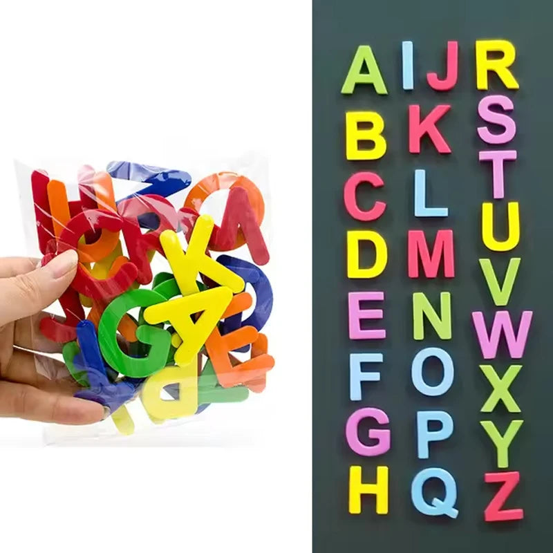 Prime Deal Zone magnetic English letter stickers for refrigerator, educational toy for children, perfect Christmas gift