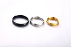 stainless steel 6mm polished band ring - view 16