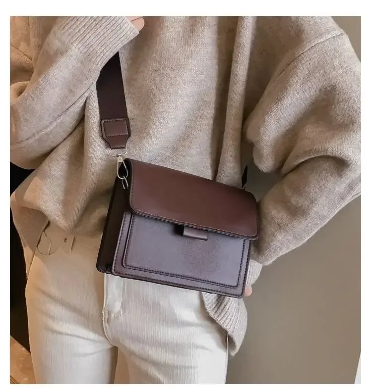 Small PU leather crossbody bag for women with shoulder strap, ideal for travel and casual use, by Prime Deal Zone.