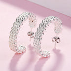 925 sterling silver charm stud earrings, mixed creative designs - view 1