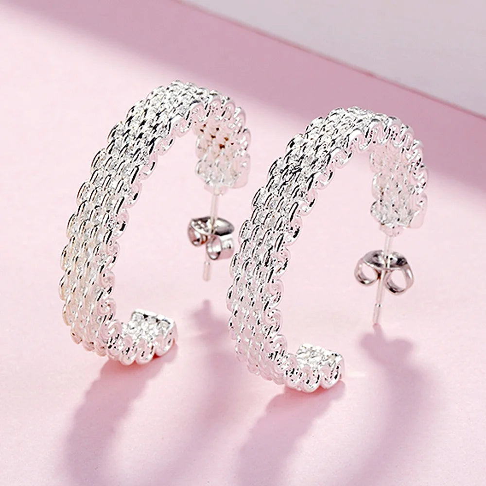 925 sterling silver charm stud earrings, mixed creative designs - view 1