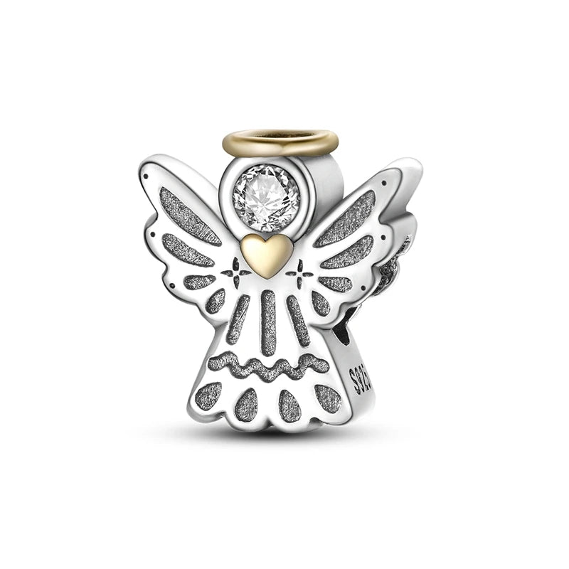 925 Sterling Silver Charm Beads — Mixed Dangle Designs