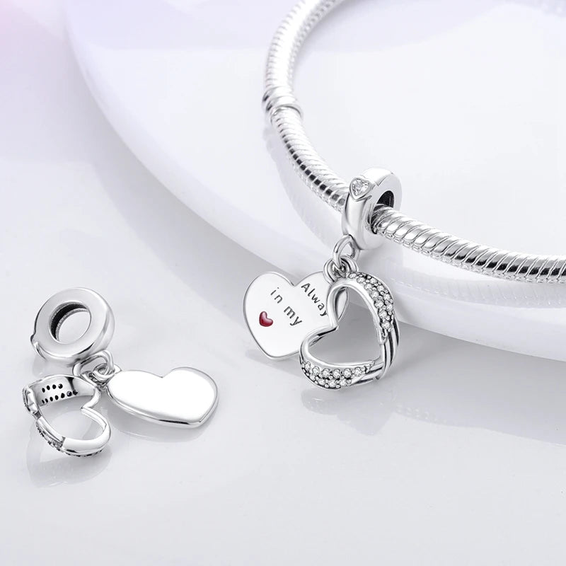 925 sterling silver charm beads, tree of life and nature designs - view 19
