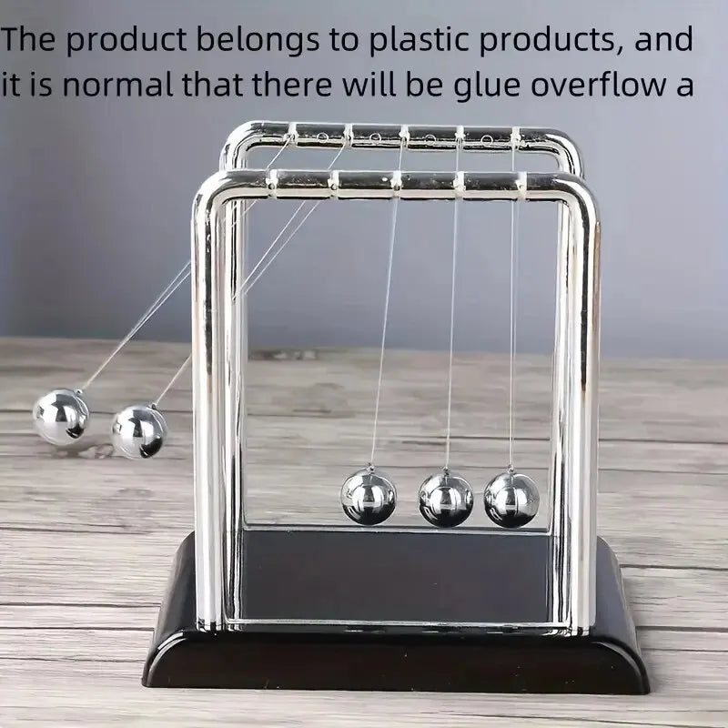 Prime Deal Zone Newton's Cradle balance steel ball set, desktop physics toy for stress relief, home decor, and science education.