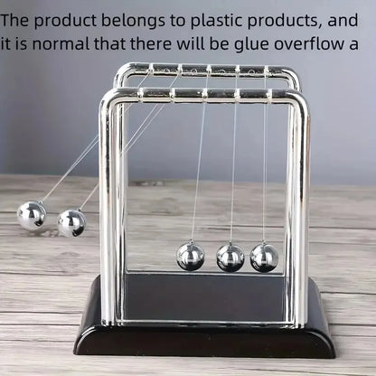Prime Deal Zone Newton's Cradle balance steel ball set, desktop physics toy for stress relief, home decor, and science education.