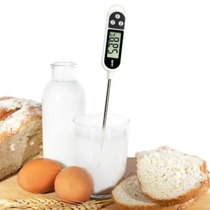 Prime Deal Zone TP300 digital food thermometer with probe for cooking, grilling, and oven use in kitchen and BBQ.