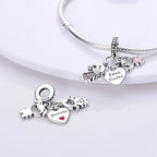 925 sterling silver charm beads, mixed dangle designs - view 9