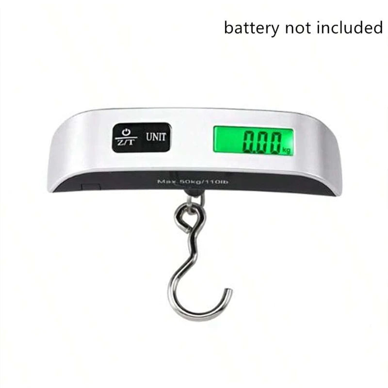 Digital portable luggage scale with LCD display from Prime Deal Zone, weighing up to 50kg for travel and baggage weight measurement.