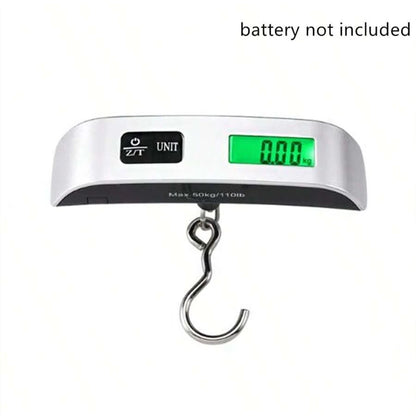 Digital portable luggage scale with LCD display from Prime Deal Zone, weighing up to 50kg for travel and baggage weight measurement.
