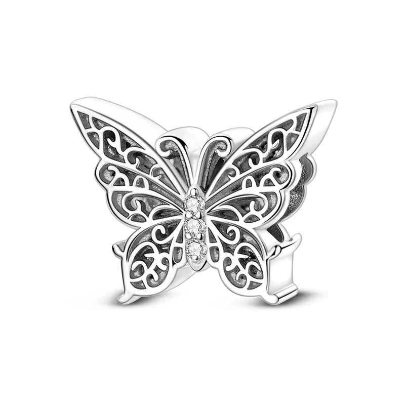 925 Sterling Silver Charm Beads — Tree of Life, Animals & Nature Designs