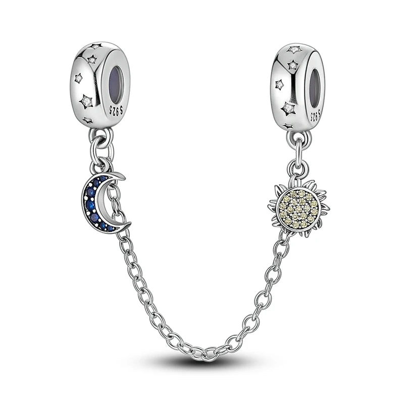 925 Sterling Silver Charm Beads — Mixed Dangle Designs