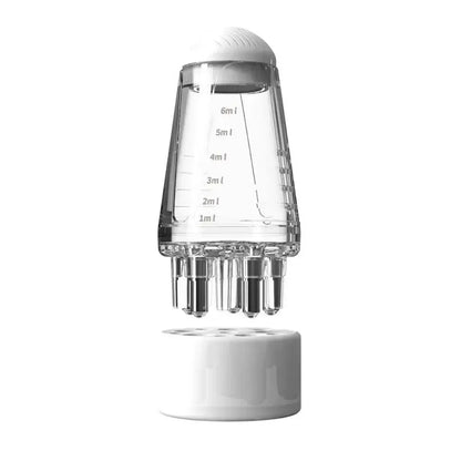 Prime Deal Zone scalp applicator with hexagon head and roller ball for hair regrowth, styling, and scalp massage.