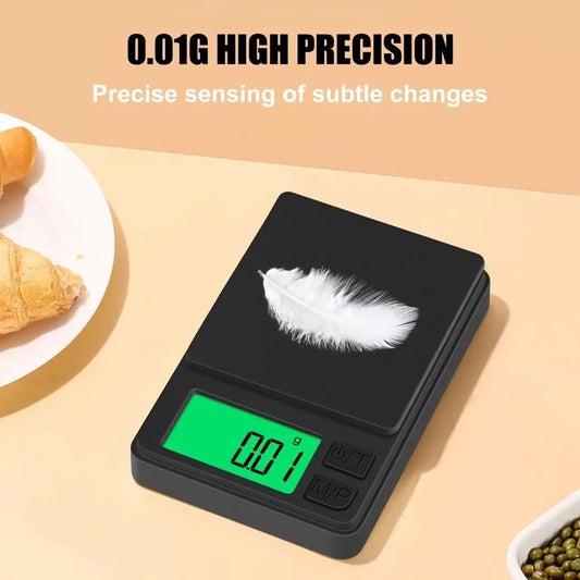 Prime Deal Zone digital jewelry scale with 0.01g accuracy, compact mini pocket scale for precise weight measurements