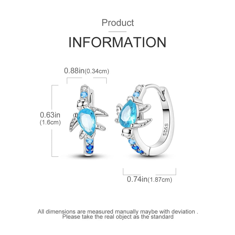 925 sterling silver butterfly hoop earrings, coloured zircon accents - view 16