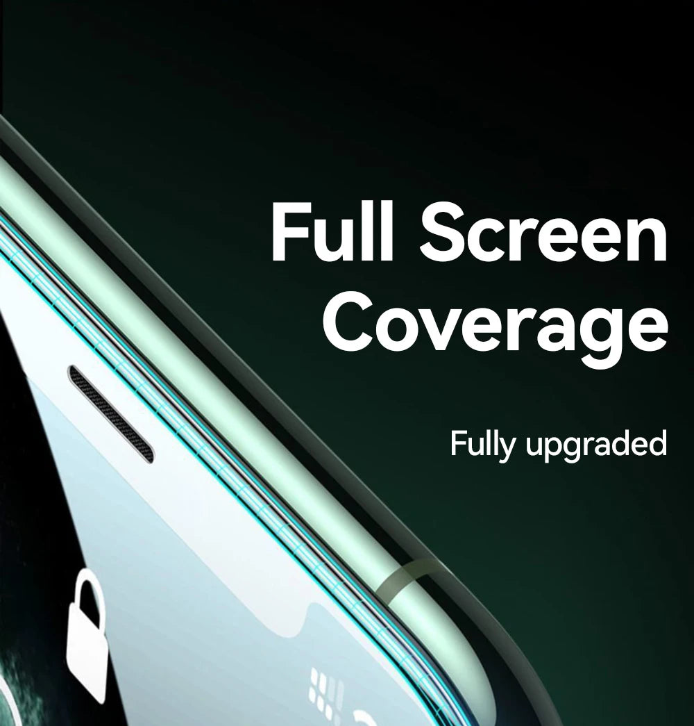 Prime Deal Zone Joyroom HD glass screen protector for iPhone 17, 16, 15 Pro Max, full screen tempered glass protection.