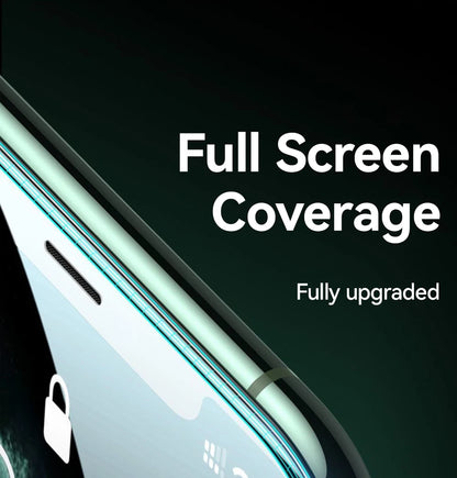 Prime Deal Zone Joyroom HD glass screen protector for iPhone 17, 16, 15 Pro Max, full screen tempered glass protection.