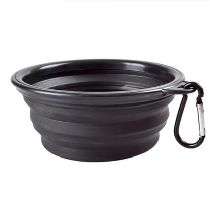 Durable Prime Deal Zone portable pet food and water bowl made of TPR silicone, collapsible for cats and dogs travel outdoor use