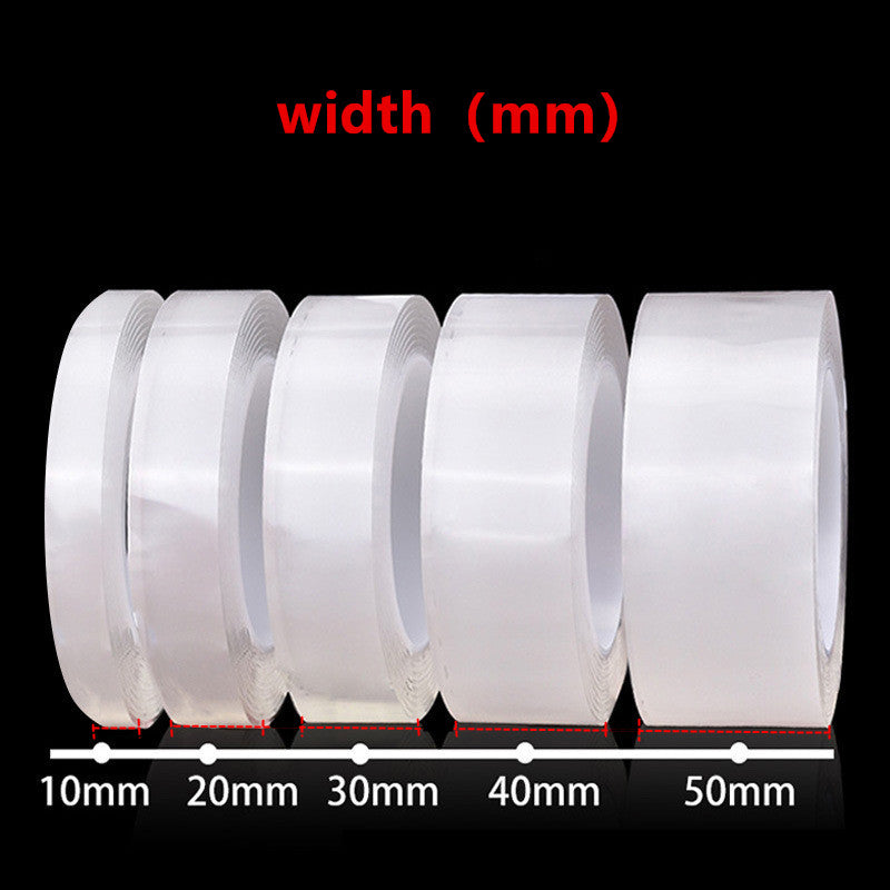 Prime Deal Zone nano double-sided adhesive tape in 1/3/5m lengths, waterproof, traceless gel tape for bathroom and kitchen sinks.