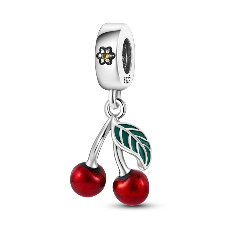 925 Sterling Silver Charm Beads — Mixed Dangle Designs