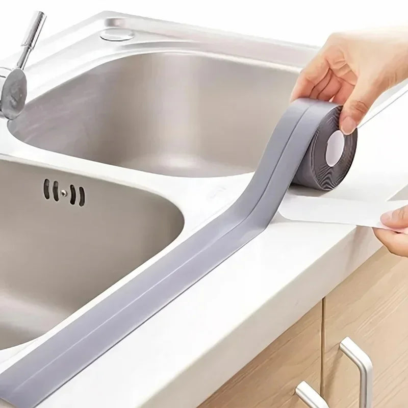 Prime Deal Zone waterproof PVC sealing tape for bathroom sink, shower, bathtub, and toilet with self-adhesive wall sticker.