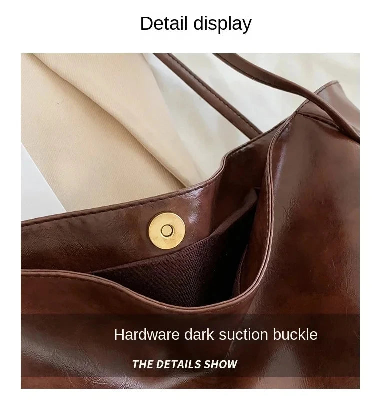 Large capacity fashion tote bag for girls by Prime Deal Zone, showing spacious design with sturdy handles and stylish appearance.