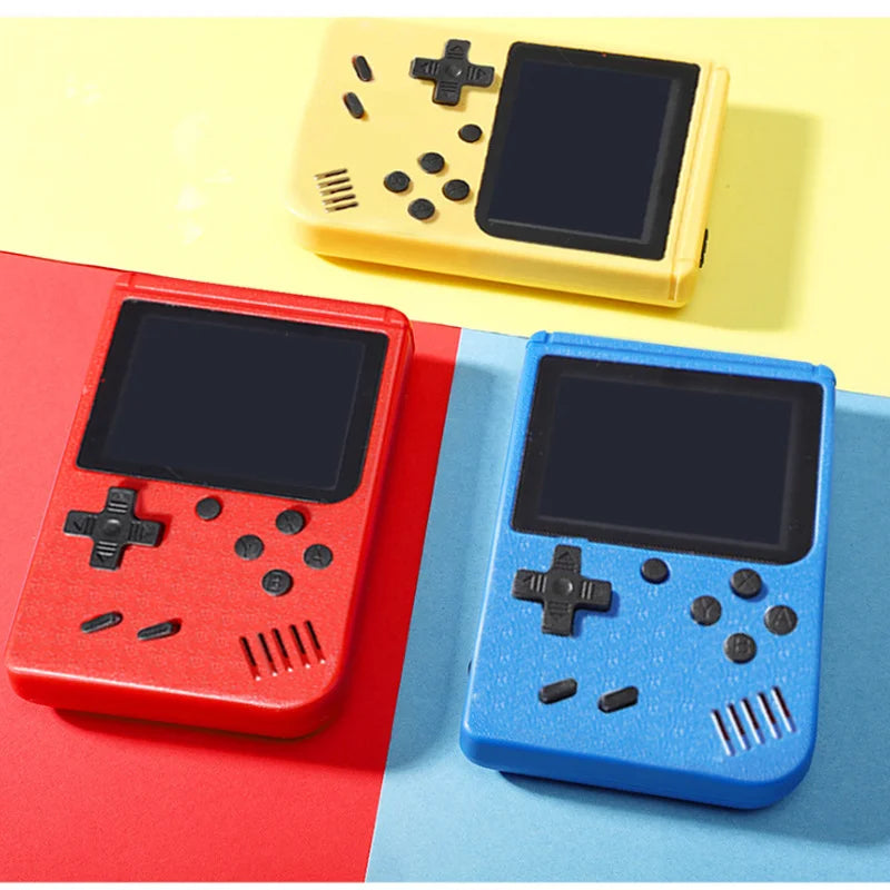 Retro handheld game console by Prime Deal Zone with 3-inch color display and 400 classic games for gaming and entertainment.