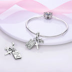 925 sterling silver charm beads, tree of life and nature designs - view 7