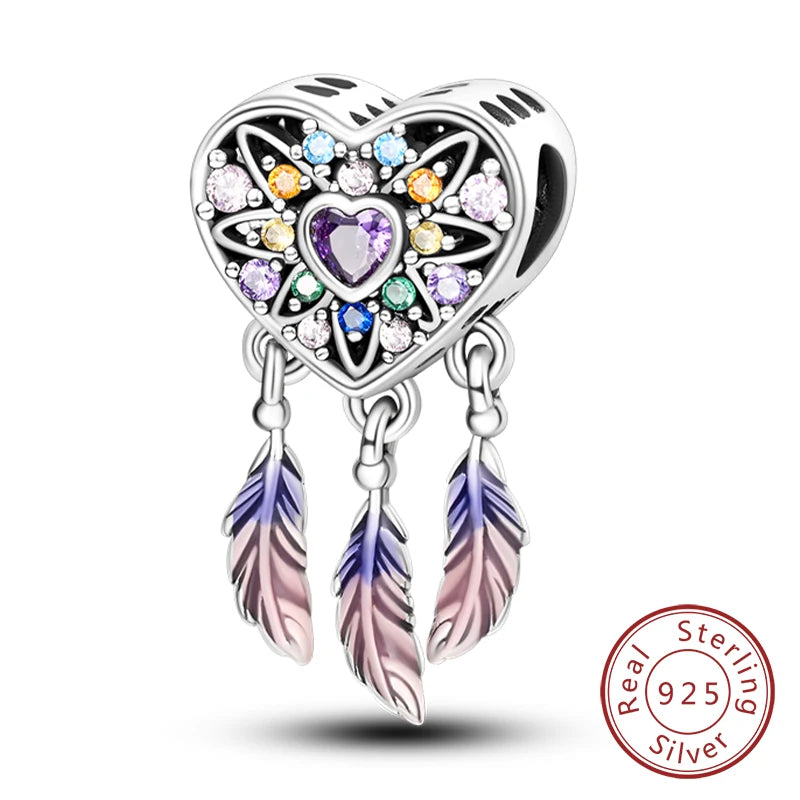 925 Sterling Silver Charm Beads — Love, Family & Life Designs