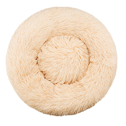 Prime Deal Zone round pet bed in six sizes, plush and super soft for large dogs and cats, winter warm sleeping pet house.