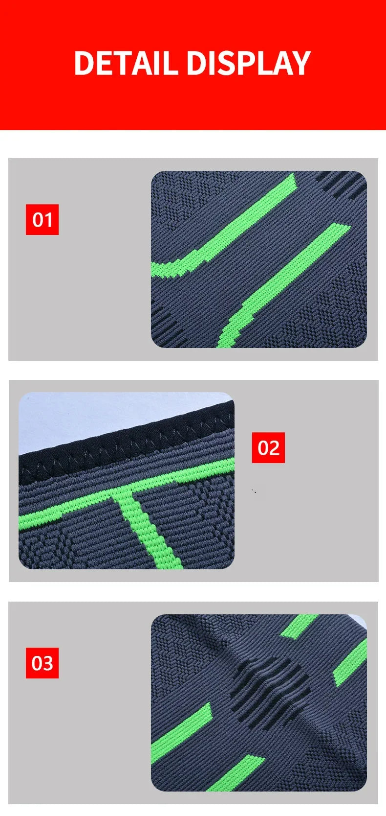 Elastic breathable compression knee support sleeve for basketball, running, and cycling from Prime Deal Zone, designed for joint stability.