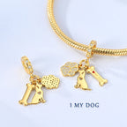 925 sterling silver gold-tone charm beads, crosses and bows - view 14