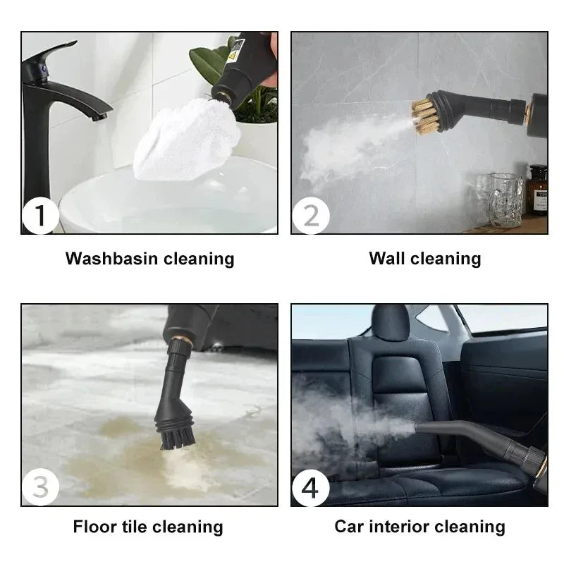 Prime Deal Zone handheld steam cleaner for high-temperature cleaning of air conditioners, kitchen hoods, cars, floors, and more.