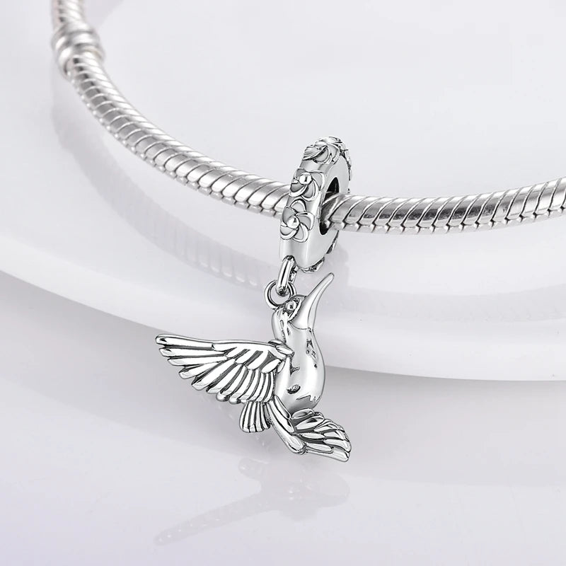 925 sterling silver charm beads, tree of life and nature designs - view 13