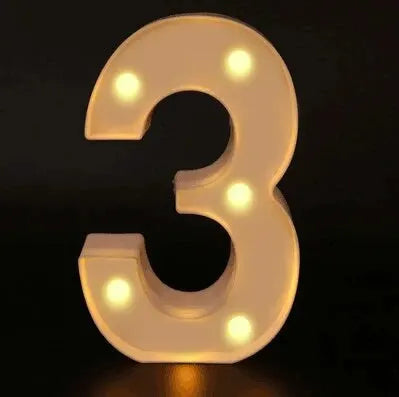 Prime Deal Zone luminous alphabet LED letter lamp for home or party decoration, glowing night light for birthdays, Christmas, and weddings