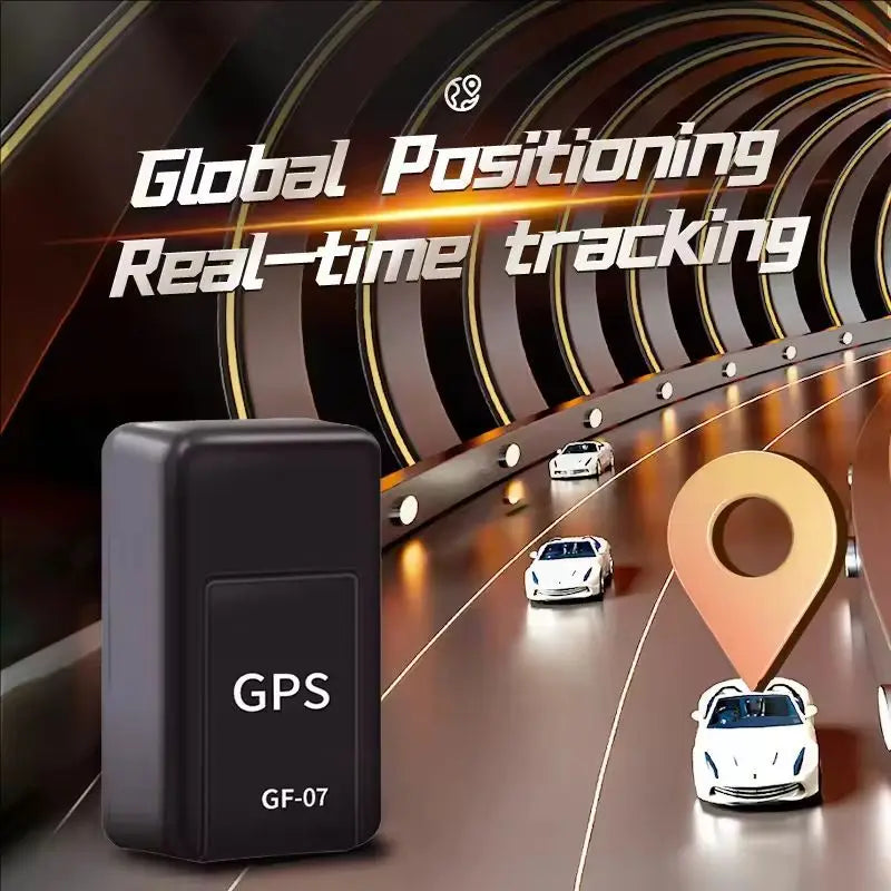 Mini portable Prime Deal Zone Gf07 GPS tracker for vehicles with strong magnetic mount and precise location via app.