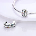 925 sterling silver charm beads, hearts and sweet love designs - view 4