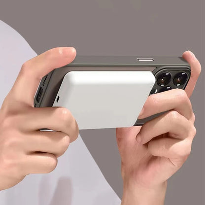 Luxury matte armor magnetic wireless charging case for iPhone 11 to 17, shockproof, Prime Deal Zone brand, with MagSafe compatibility.