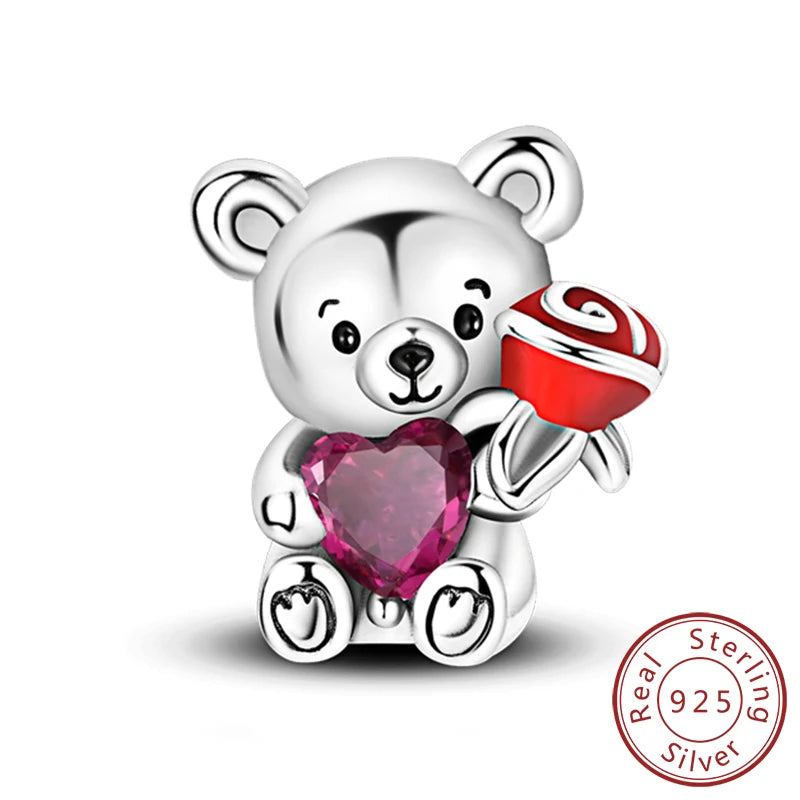 925 Sterling Silver Charm Beads — Love, Family & Life Designs