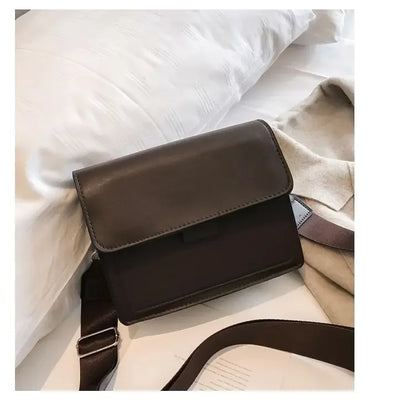 Small PU leather crossbody bag for women with shoulder strap, ideal for travel and daily use by Prime Deal Zone.