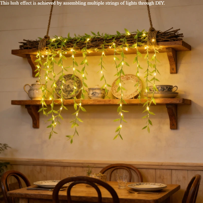 Prime Deal Zone 2M willow string lights with battery box, copper wire fairy lights for weddings and family gatherings, constantly lit.