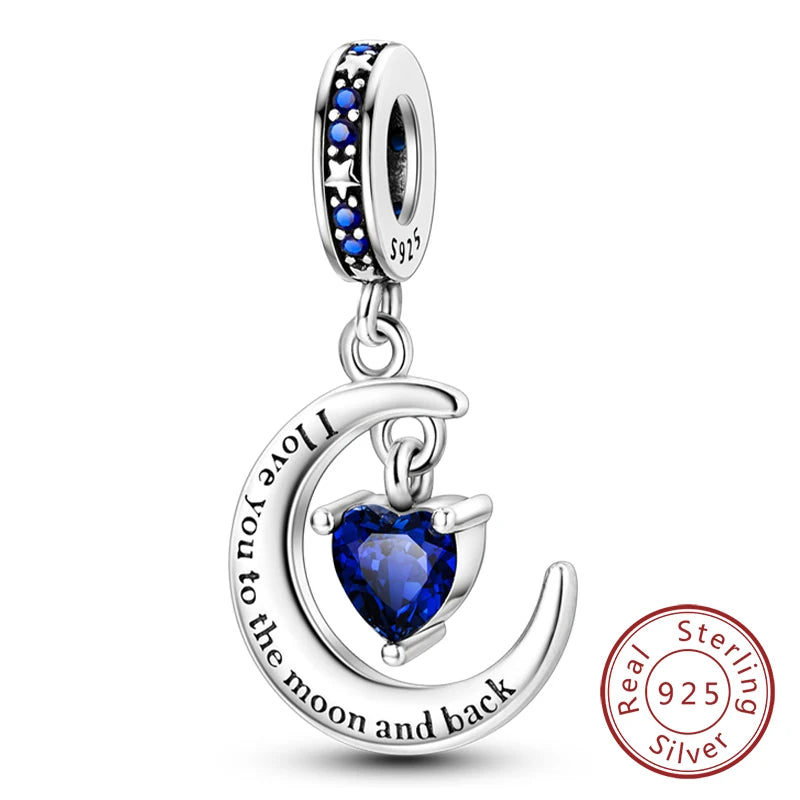 925 Sterling Silver Charm Beads — Love, Family & Life Designs