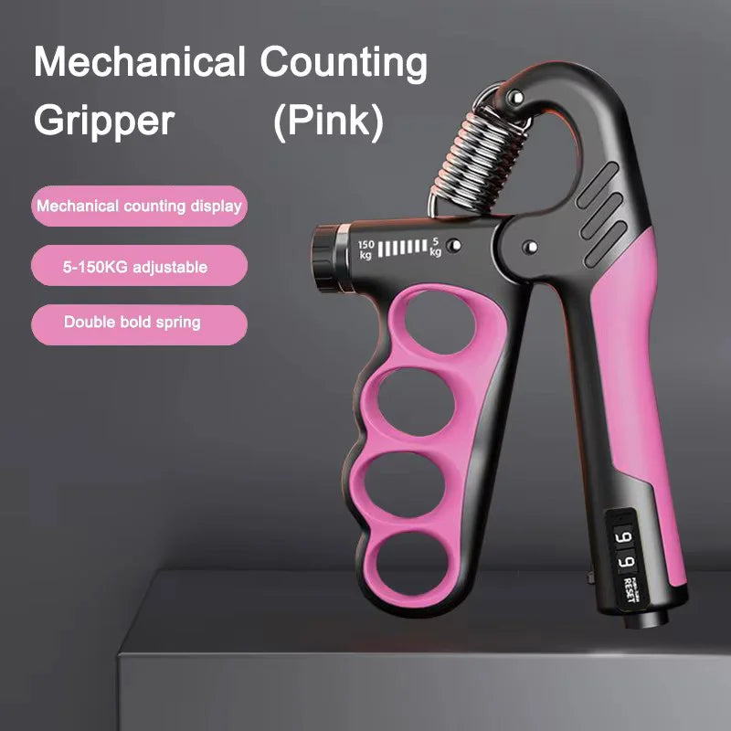 Prime Deal Zone adjustable grip strength hand exerciser with 5-150kg resistance for muscle recovery and wrist strengthening.