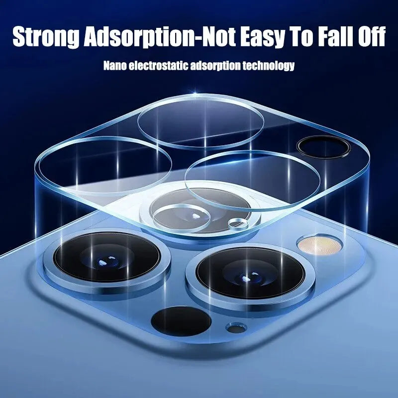 Set of 4 Prime Deal Zone HD back camera glass protectors for iPhone 13, 11, 12, 14 Pro Max lens protection film