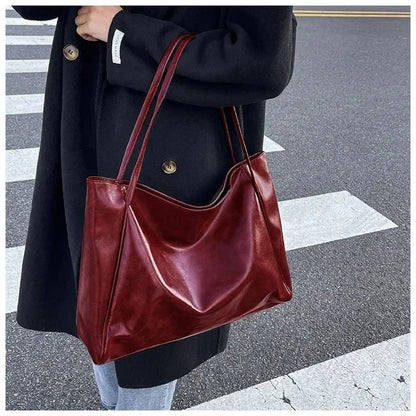 Large capacity fashion tote bag for girls by Prime Deal Zone, featuring spacious design and stylish appearance.