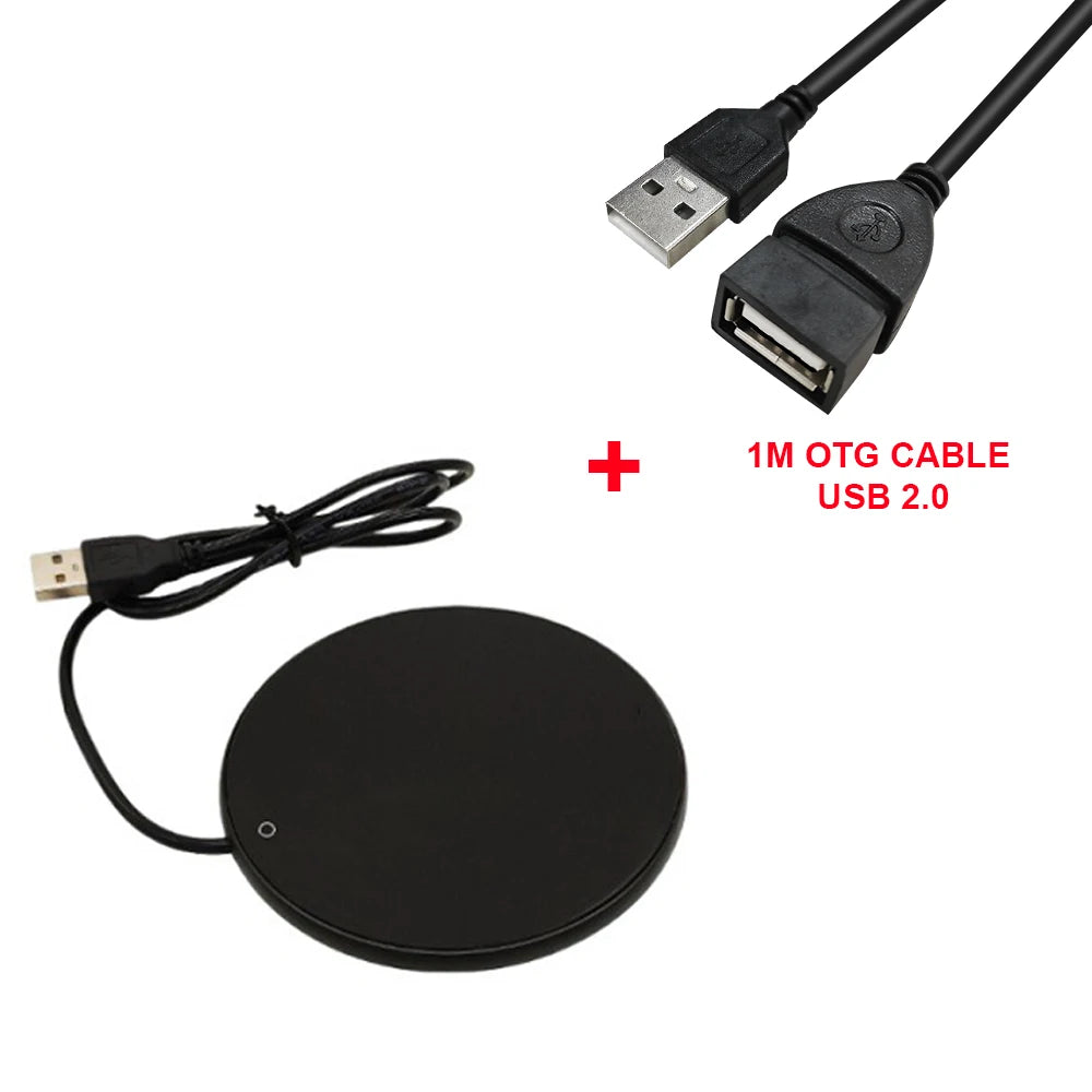 Prime Deal Zone USB mug warmer with electric heating coaster for coffee, tea, and milk in office or home settings.