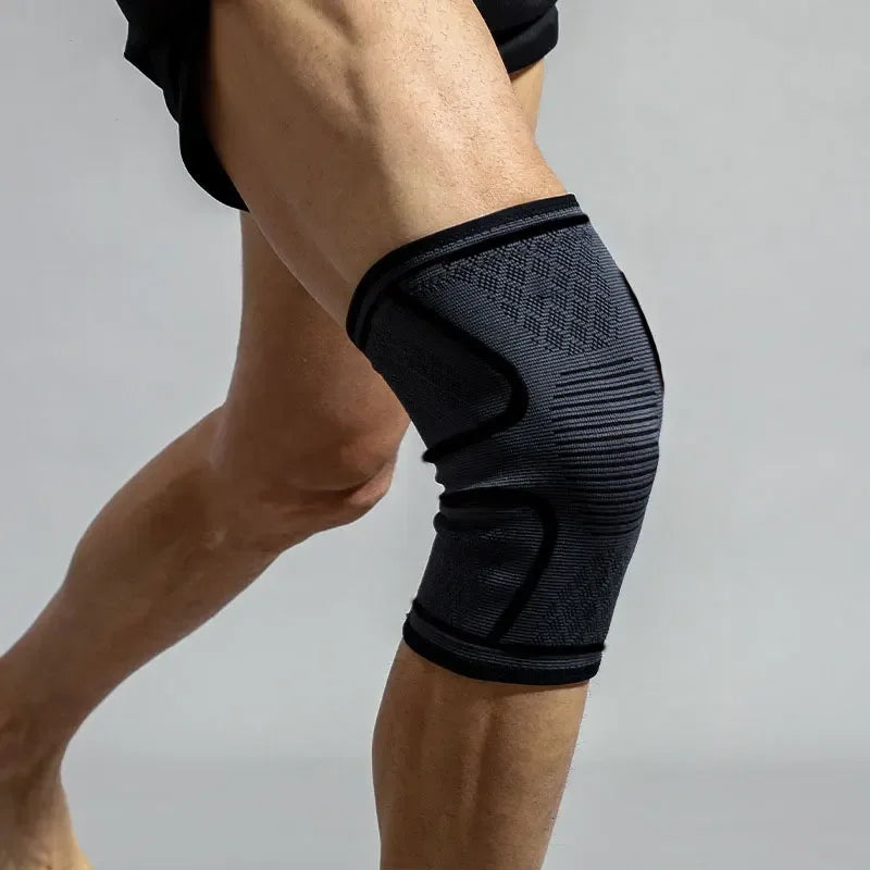 Prime Deal Zone elastic breathable compression knee support sleeve for basketball, running, and cycling, providing stability and comfort.