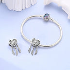 925 sterling silver charm beads, love family and life designs - view 8