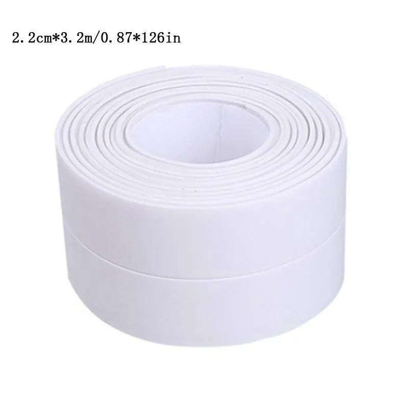 Prime Deal Zone waterproof PVC sealing tape for bathroom sinks, showers, bathtubs, and toilets with self-adhesive wall sticker.